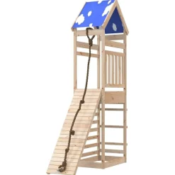 vidaXL Parque infantil de exterior de madera maciza de pino Clearance