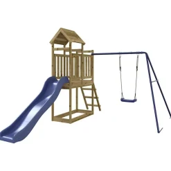 vidaXL Parque infantil de exterior madera de pino impregnada Hot