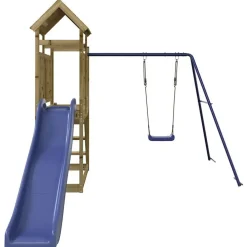 vidaXL Parque infantil de exterior madera de pino impregnada Hot