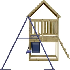 vidaXL Parque infantil de exterior madera de pino impregnada Hot