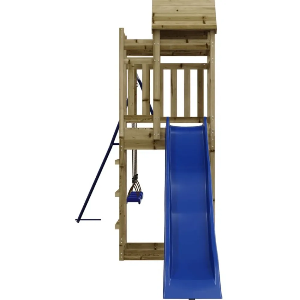 vidaXL Parque infantil de exterior madera de pino impregnada Best