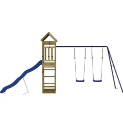 vidaXL Parque infantil de exterior madera de pino impregnada Best