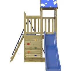 vidaXL Estructuras Para Juegos Al Aire Libre-Parque infantil de exterior madera de pino impregnada