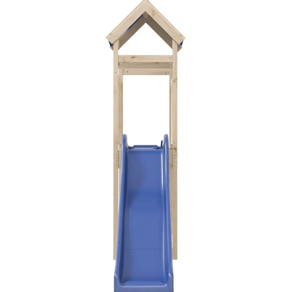 vidaXL Parque infantil de exterior de madera maciza de pino