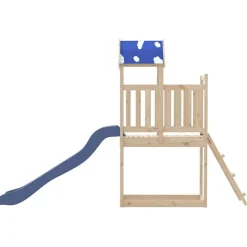 vidaXL Parque infantil de exterior de madera maciza de pino