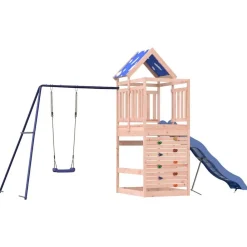 vidaXL Estructuras Para Juegos Al Aire Libre-Parque infantil de exterior madera maciza Douglas3156935