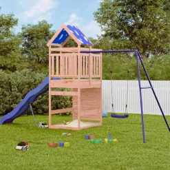vidaXL Estructuras Para Juegos Al Aire Libre-Parque infantil de exterior madera maciza Douglas3156935