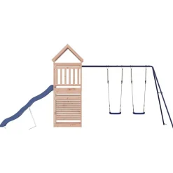 vidaXL Estructuras Para Juegos Al Aire Libre-Parque infantil de exterior madera maciza Douglas3156935