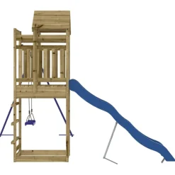vidaXL Estructuras Para Juegos Al Aire Libre-Parque infantil de exterior madera de pino impregnada