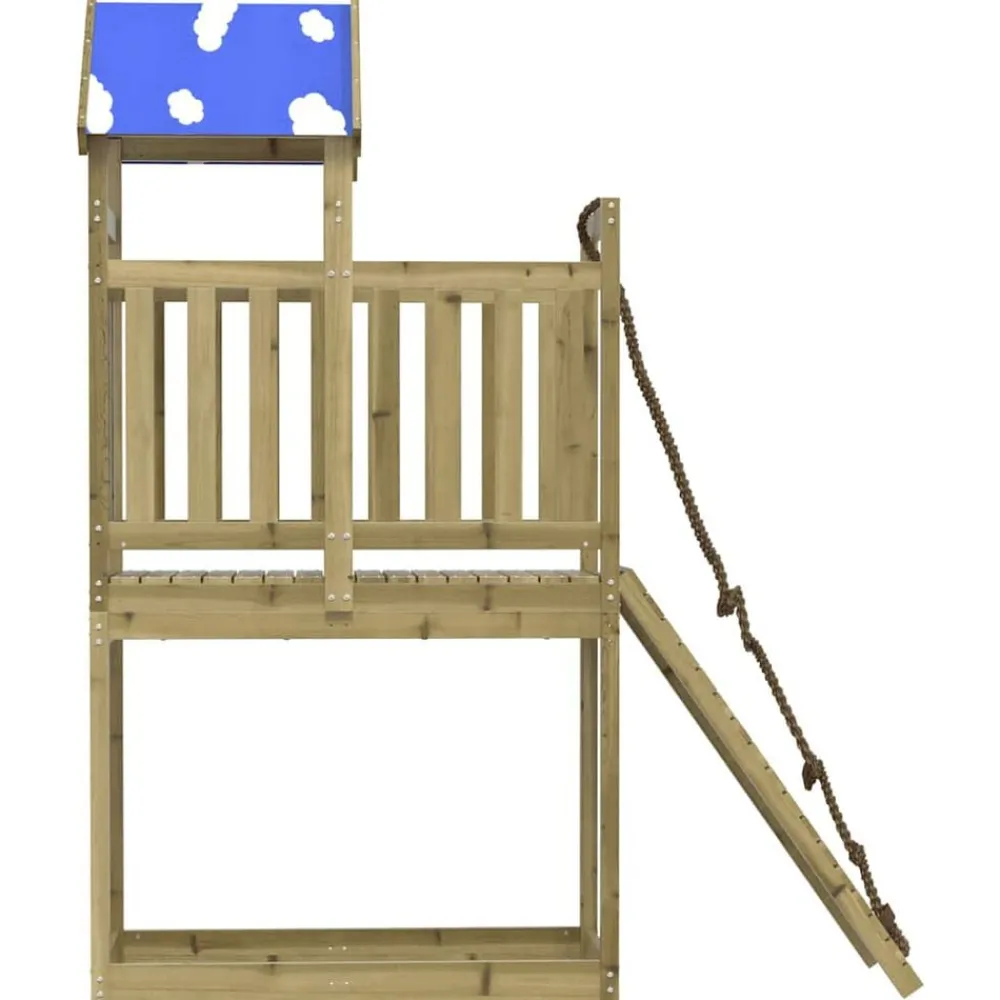 vidaXL Parque infantil de exterior madera de pino impregnada Hot