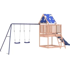 vidaXL Parque infantil de exterior madera maciza Douglas3156935 New