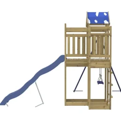 vidaXL Parque infantil de exterior madera de pino impregnada
