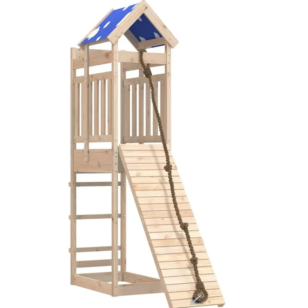 vidaXL Parque infantil de exterior de madera maciza de pino Sale