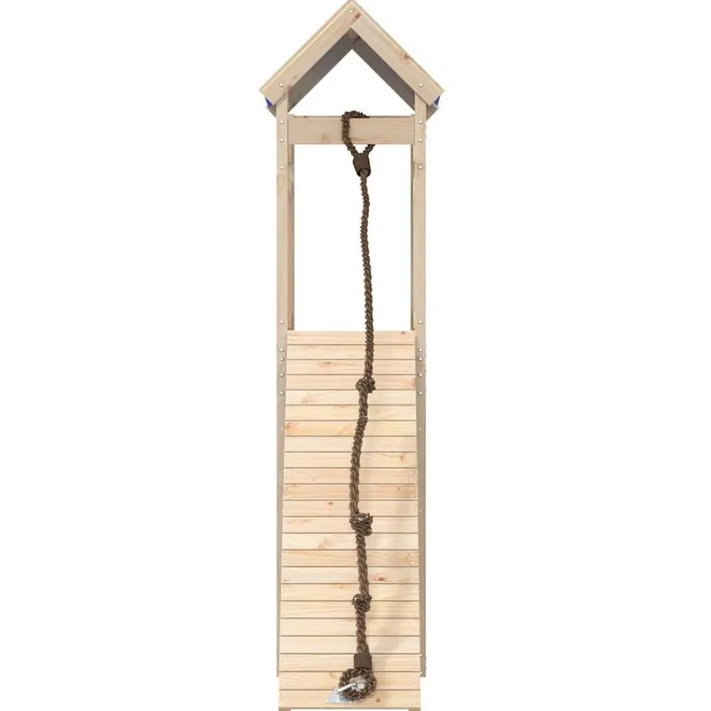 vidaXL Parque infantil de exterior de madera maciza de pino Sale