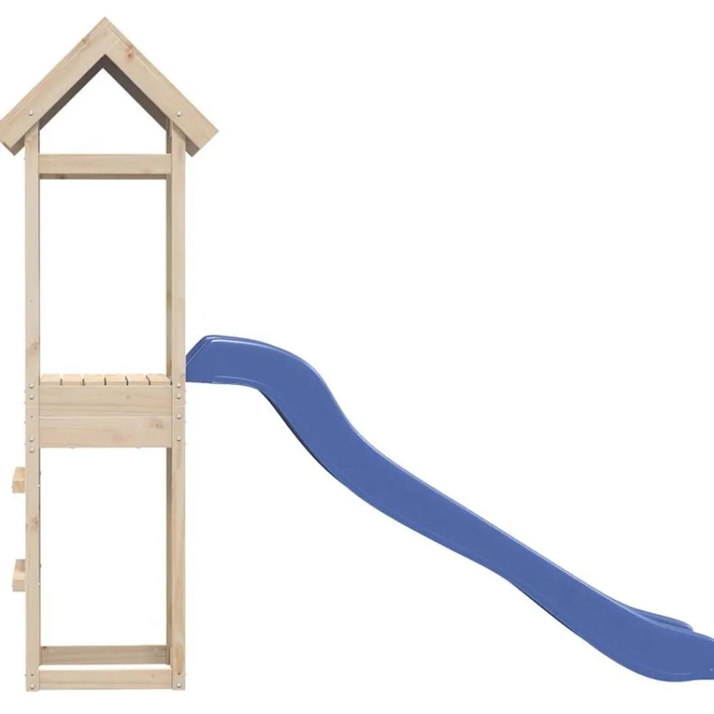 vidaXL Parque infantil de exterior de madera maciza de pino Discount