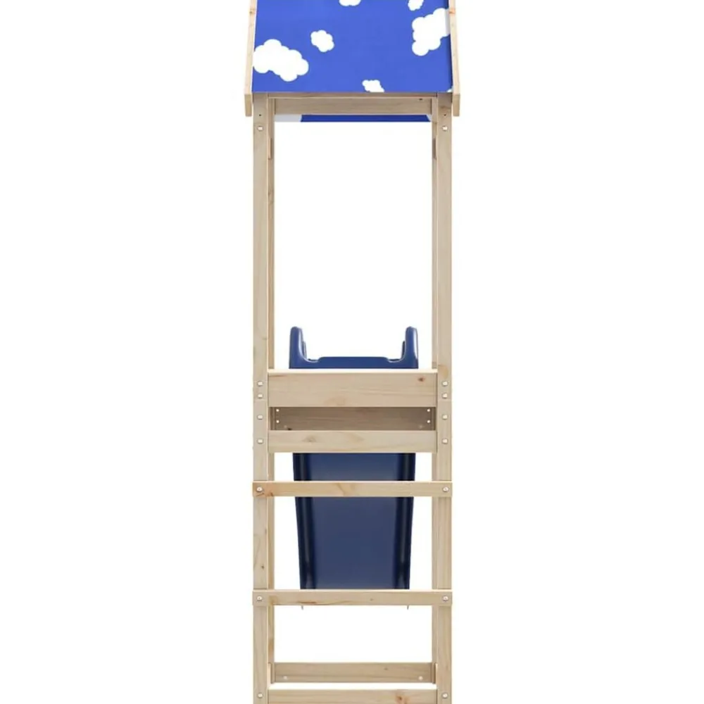 vidaXL Parque infantil de exterior de madera maciza de pino Discount