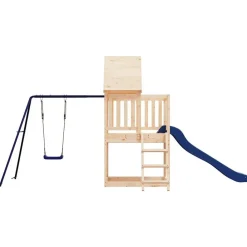 vidaXL Estructuras Para Juegos Al Aire Libre-Parque infantil de exterior madera maciza de pino
