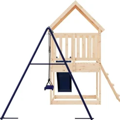 vidaXL Estructuras Para Juegos Al Aire Libre-Parque infantil de exterior madera maciza de pino