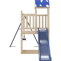 vidaXL Parque infantil de exterior de madera maciza de pino Discount
