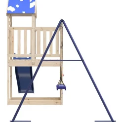 vidaXL Parque infantil de exterior de madera maciza de pino Discount