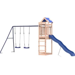 vidaXL Parque infantil de exterior madera maciza Douglas3156935 New