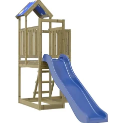 vidaXL Parque infantil de exterior madera de pino impregnada Clearance