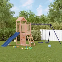 vidaXL Estructuras Para Juegos Al Aire Libre-Parque infantil de exterior madera maciza Douglas