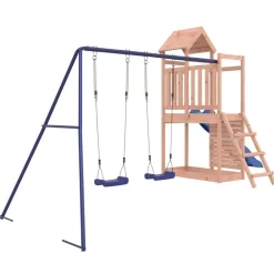 vidaXL Estructuras Para Juegos Al Aire Libre-Parque infantil de exterior madera maciza Douglas