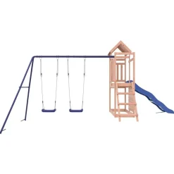 vidaXL Estructuras Para Juegos Al Aire Libre-Parque infantil de exterior madera maciza Douglas