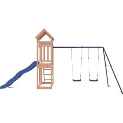 vidaXL Estructuras Para Juegos Al Aire Libre-Parque infantil de exterior madera maciza Douglas