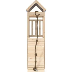 vidaXL Parque infantil de exterior de madera maciza de pino New
