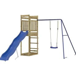 vidaXL Parque infantil de exterior madera de pino impregnada Sale