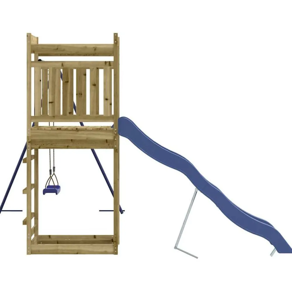 vidaXL Parque infantil de exterior madera de pino impregnada Sale