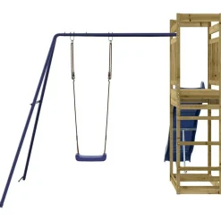 vidaXL Parque infantil de exterior madera de pino impregnada Sale