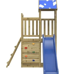 vidaXL Parque infantil de exterior madera de pino impregnada