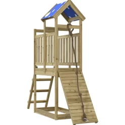 vidaXL Parque infantil de exterior madera de pino impregnada Outlet