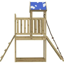 vidaXL Parque infantil de exterior madera de pino impregnada Outlet