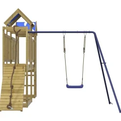 vidaXL Estructuras Para Juegos Al Aire Libre-Parque infantil de exterior madera de pino impregnada