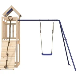 vidaXL Parque infantil de exterior de madera maciza de pino Sale