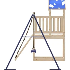 vidaXL Parque infantil de exterior de madera maciza de pino Sale