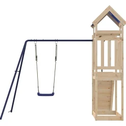 vidaXL Parque infantil de exterior de madera maciza de pino Sale