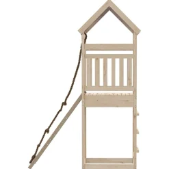 vidaXL Parque infantil de exterior de madera maciza de pino Best