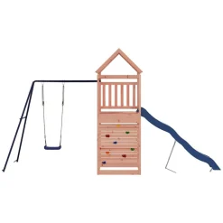 vidaXL Parque infantil de exterior madera maciza Douglas New