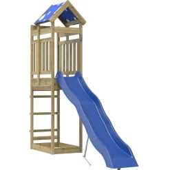 vidaXL Parque infantil de exterior madera de pino impregnada New