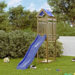 vidaXL Parque infantil de exterior madera de pino impregnada New