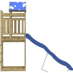 vidaXL Parque infantil de exterior madera de pino impregnada New