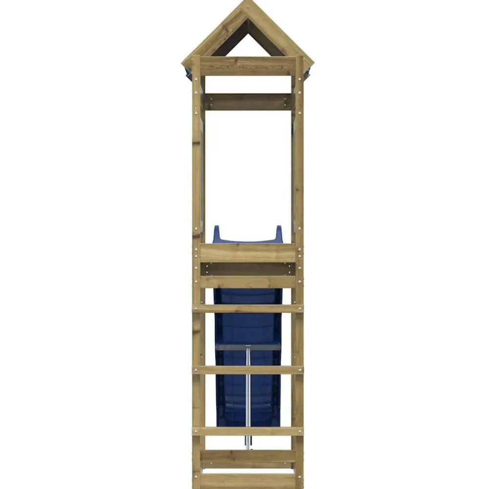 vidaXL Parque infantil de exterior madera de pino impregnada New