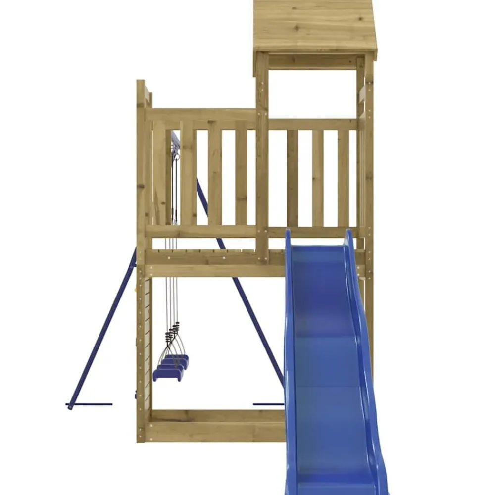 vidaXL Parque infantil de exterior madera de pino impregnada Hot