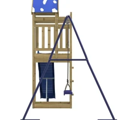 vidaXL Estructuras Para Juegos Al Aire Libre-Parque infantil de exterior madera de pino impregnada