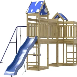 vidaXL Parque infantil de exterior madera de pino impregnada Sale